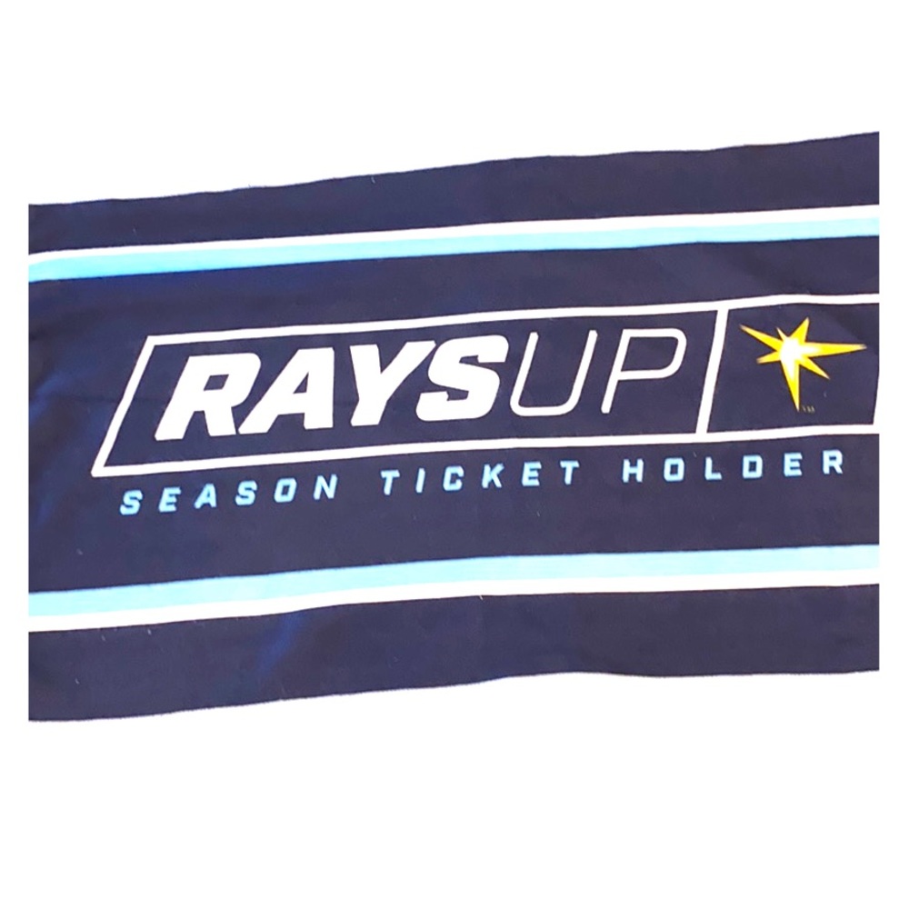 Tampa Bay Rays season ticket holder towel